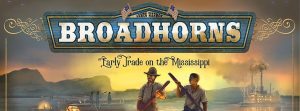 Broadhorns: Early Trade on the Mississippi board game logo cropped Nights Around a Table