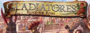 Nights Around a Table Gladiatores: Blood for Roses board game title cropped