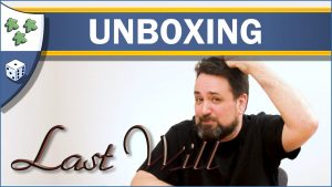 Nights Around a Table Last Will board game unboxing video thumbnail