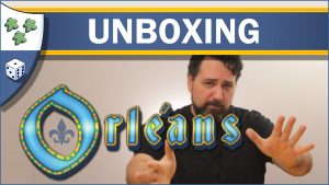 Nights Around a Table Orleans board game unboxing video thumbnail