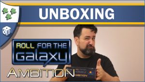 Nights Around a Table Roll for the Galaxy: Ambition board game expansion unboxing video thumbnail