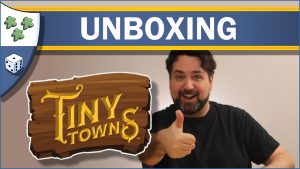 Nights Around a Table Tiny Towns board game unboxing video thumbnail