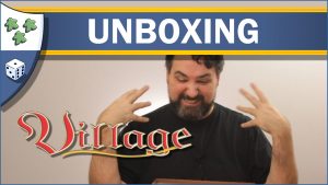 Nights Around a Table Village board game unboxing video thumbnail