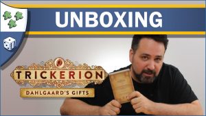 Nights Around a Table Trickerion: Dahlgaard's Gifts board game add-on expansion unboxing video thumbnail
