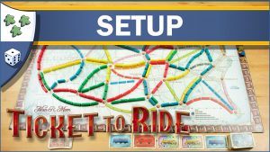 Nights Around a Table How to Set Up Ticket to Ride board game by Days of Wonder YouTube video thumbnail