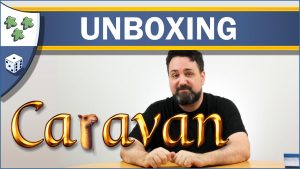 Nights Around a Table Caravan board game unboxing YouTube video thumbnail