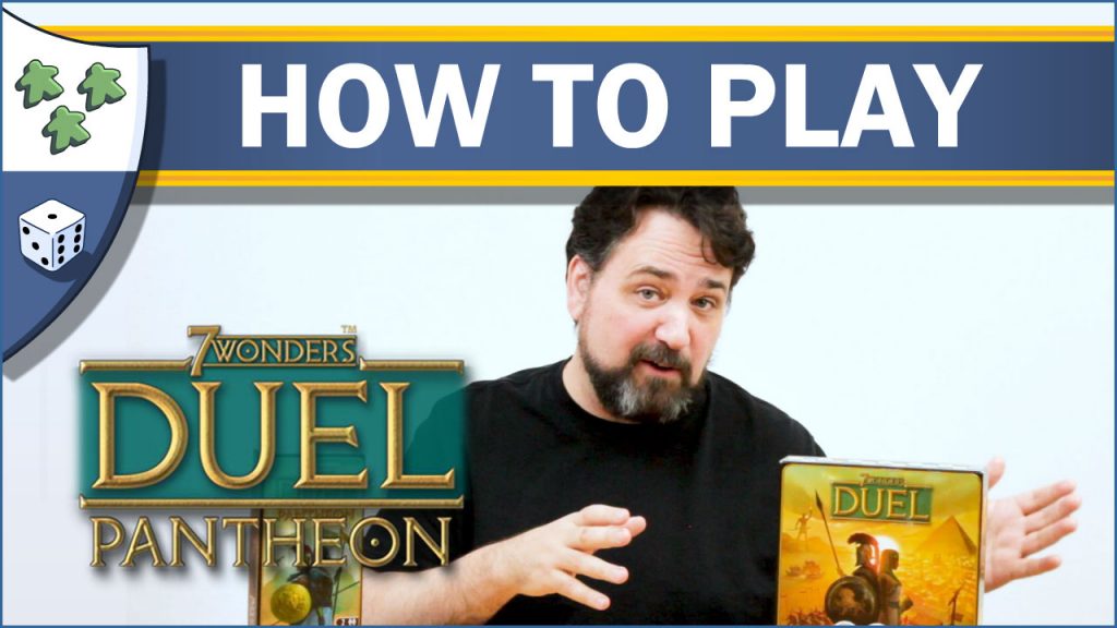 Nights Around a Table 7 Wonders Duel: Pantheon board game expansion how to play video thumbnail