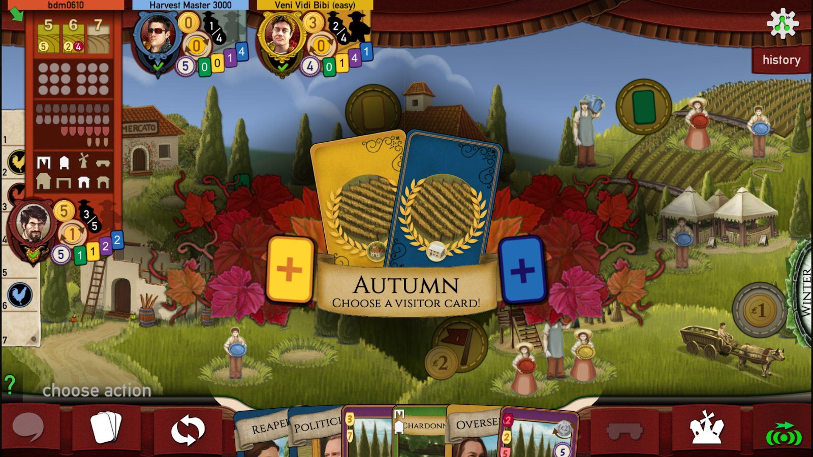Nights Around a Table - Viticulture Essential Edition on iOS