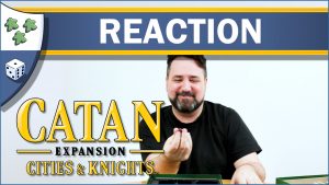 Nights Around a Table - Catan: Cities & Knights unboxing board game expansion reaction video thumbnail