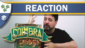 Nights Around a Table - Coimbra board game unboxing reaction video thumbnail