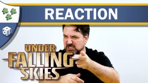 Nights Around a Table - Under Falling Skies board game unboxing reaction YouTube thumbnail