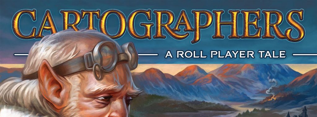 Nights Around a Table - Cartographers board game roll n' write title image cropped