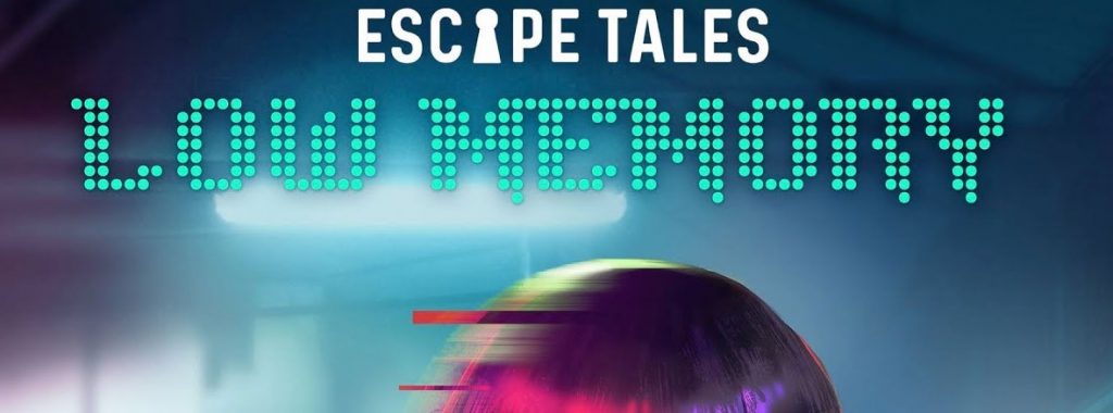 Nights Around a Table - Escape Tales: Low Memory escape the room board game in a box title cropped