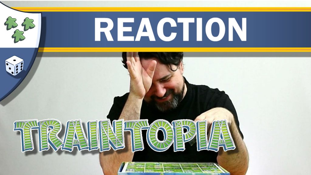 Nights Around a Table - Traintopia board game unboxing reaction video thumbnail