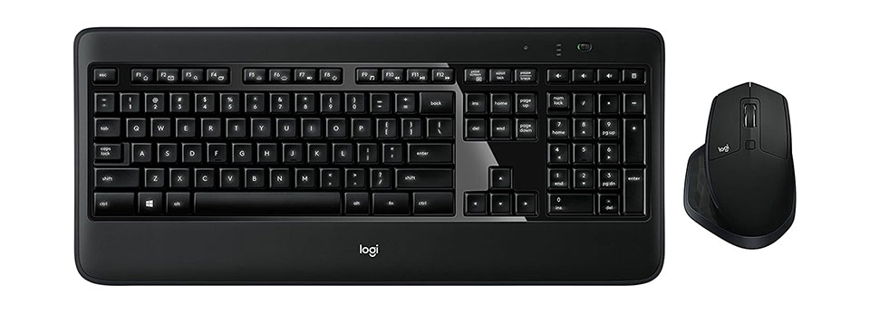 Logitech 920-008872 MX900 Performance Premium Backlit Keyboard and MX Master Mouse Combo 