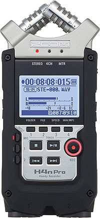 Zoom h4N Pro portable recorder