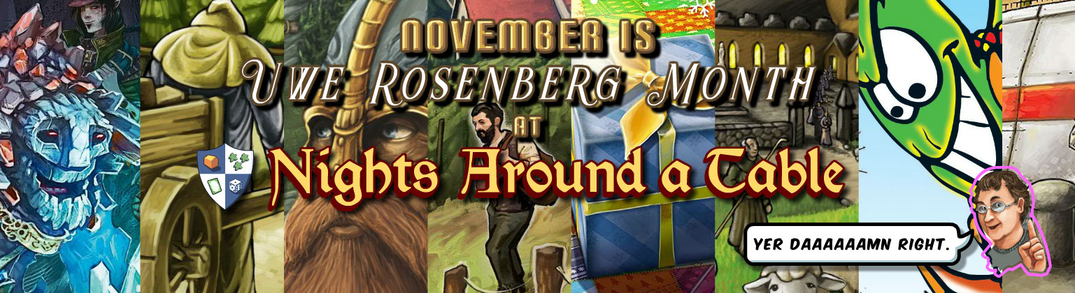 Nights Around a Table - Uwe Rosenberg Month banner