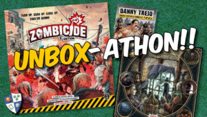 Nights Around a Table - Zombicide 2nd Edition Danny Trejo Carnival of Monsters unboxing + cryptic crossword