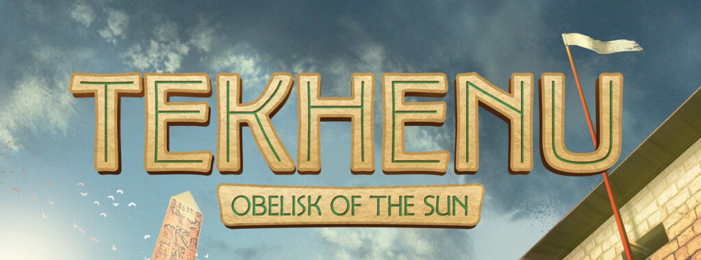 Nights Around a Table - Tekhenu: Obelisk of the Sun board game title cropped