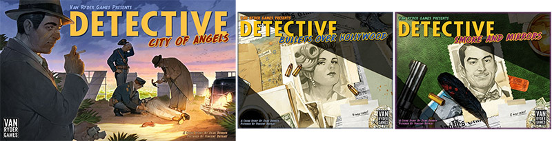 Nights Around a Table - Detective: City of Angels + Bullets Over Hollywood + Smoke and Mirrors expansions