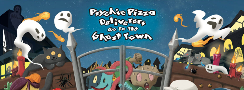 Nights Around a Table - Psychic Pizza Deliverers Go to the Ghost Town cover - cropped