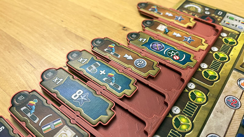Nights Around a Table - Nucleum board game technology board
